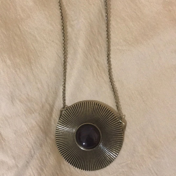Charming Charlie Jewelry - Purple Circle Necklace